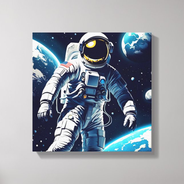 SPACEWALK-EVA 4 CANVASTRYCK (Framsida)