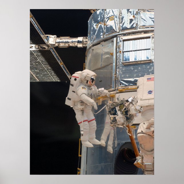 Spacewalk & Hubble Space Telescope Poster (Framsidan)