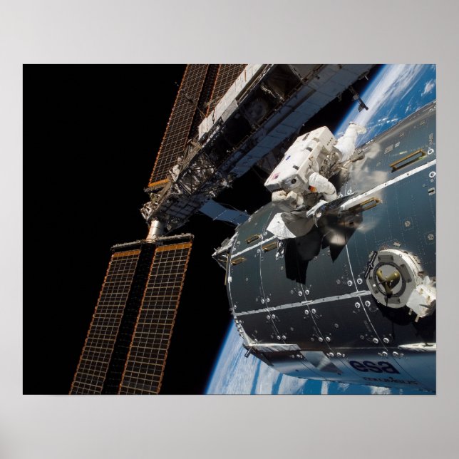 Spacewalk (STS-122) Poster (Framsidan)