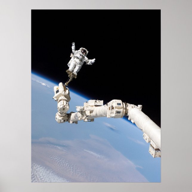 Spacewalk under STS-114 Shuttle Uppdrag till ISS Poster (Framsidan)