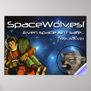 SpaceWolves!: Affischen Poster
