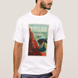 SpaceX Mars Olympus Mons Turism Poster T Shirt