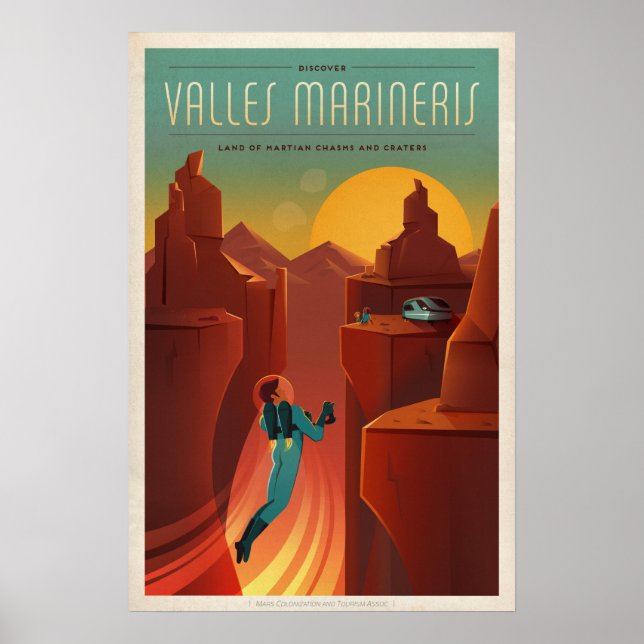 SpaceX Mars tourism poster / VM (Framsidan)