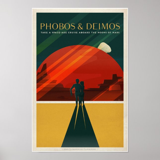 SpaceX Mars-turism poster/DP Poster (Framsidan)