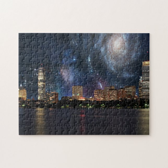 Spacey Boston Pussel (Horisontell)