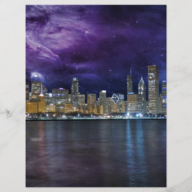 Spacey Chicago Skyline (Framsida)