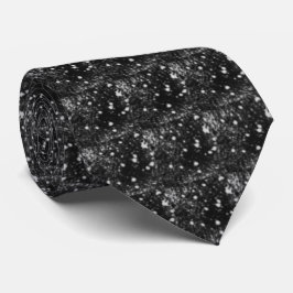 Spacey Gray Splatter On Black Repeat Pattern Slips