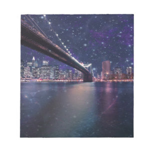 Spacey Manhattan Skyline Anteckningsblock