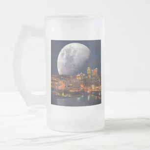 Spacey Pittsburgh Frostat Ölglas