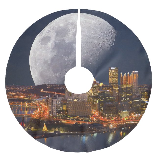 Spacey Pittsburgh Julgransmatta Borstad Polyester (Framsidan)