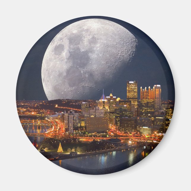 Spacey Pittsburgh Magnet (Framsidan)