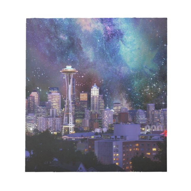Spacey Seattle Anteckningsblock (Framsida)