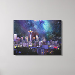 Spacey Seattle Canvastryck
