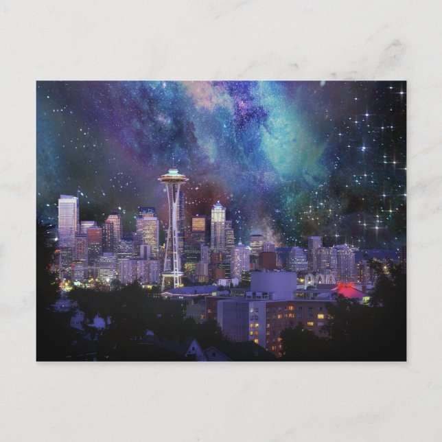 Spacey Seattle Vykort (Framsida)