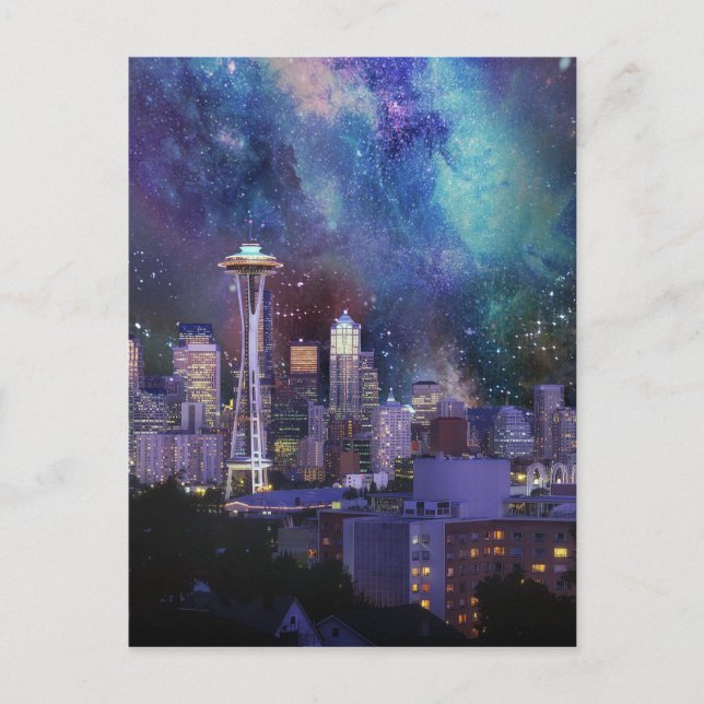 Spacey Seattle Vykort (Framsida)