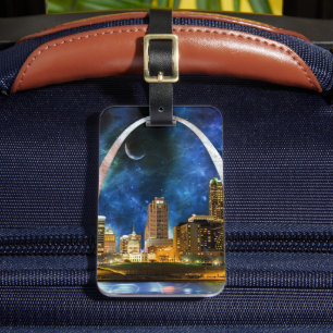 Spacey St. Louis Skyline Tote Bag Bagagebricka
