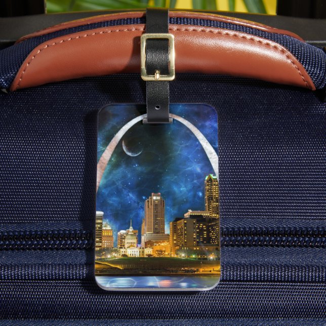 Spacey St. Louis Skyline Tote Bag Bagagebricka (Framsida Insitu 2)