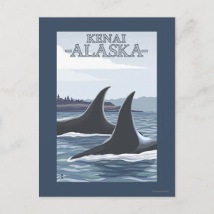 Späckhuggare #1 - Kenai, Alaska Vykort