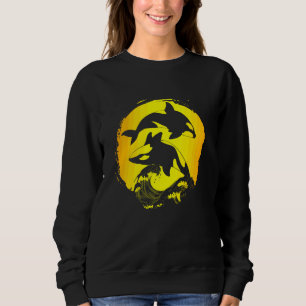 Späckhuggare Djur  Havsdjur Vågor Lång  T Shirt