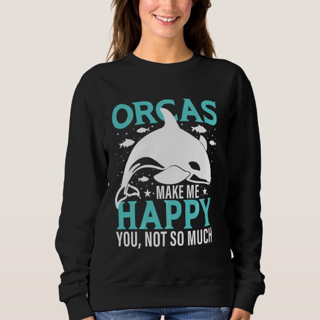 Späckhuggare Grafisk För Kvinnor Män Barn Val Lång T Shirt (Framsida)