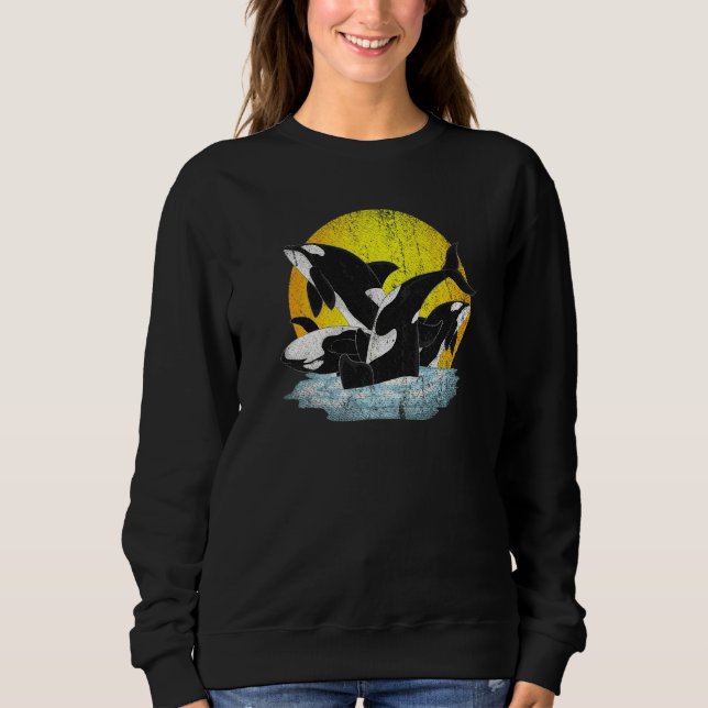 Späckhuggare  Havsdjur Orca T Shirt (Framsida)