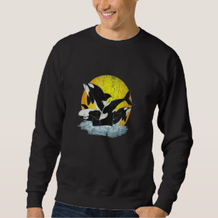 Späckhuggare Havsdjur Orca Tank Topp Lång Ärmad Tröja