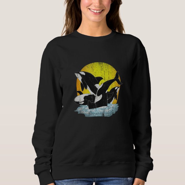Späckhuggare  Havsdjur Orca Tank Topp T Shirt (Framsida)