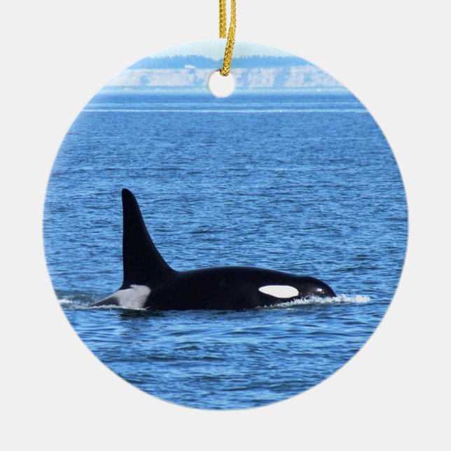 Späckhuggare Julgransprydnad Keramik (Framsidan)