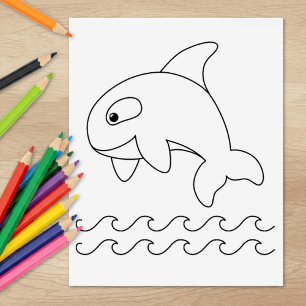 Späckhuggare Målarbild Stämpel