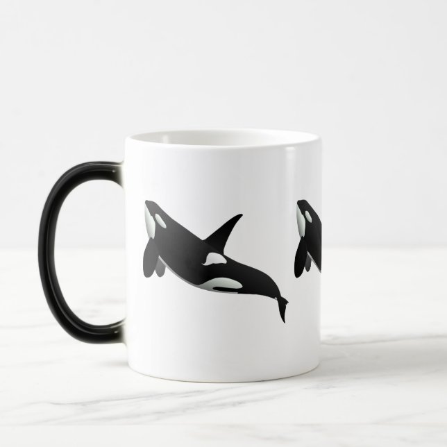 Späckhuggare OrcinusOrca Magisk Mugg (Vänster)