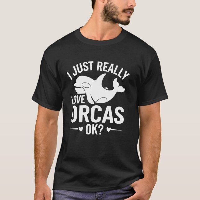Späckhuggare Späckhuggare Jag Älskar Späckhuggare  T Shirt (Framsida)