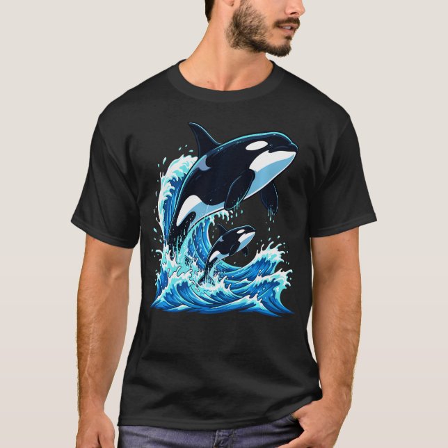 Späckhuggare Val Ocean T Shirt (Framsida)