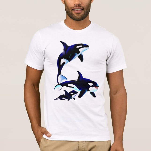 Späckhuggarefamiljskjortor T-shirt (Framsida)