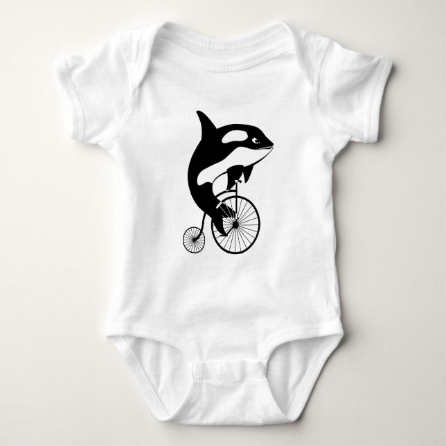Späckhuggareryttare på encentmyntFarthingcykeln Tee Shirt (Framsida)