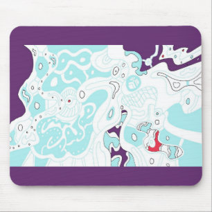 Spacy Pad Abstrakt Mousepad Musmatta