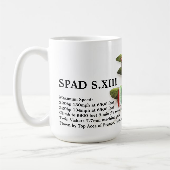 SPAD S.XIII KAFFEMUGG (Vänster)