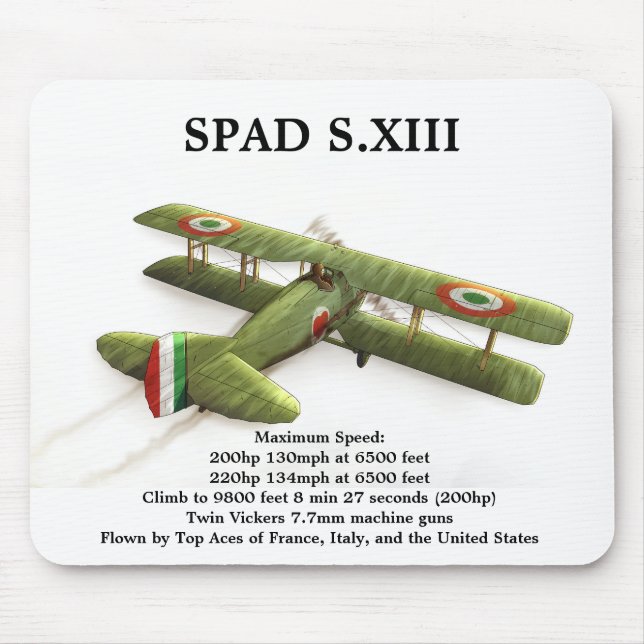 SPAD S.XIII MUSMATTA (Framsidan)