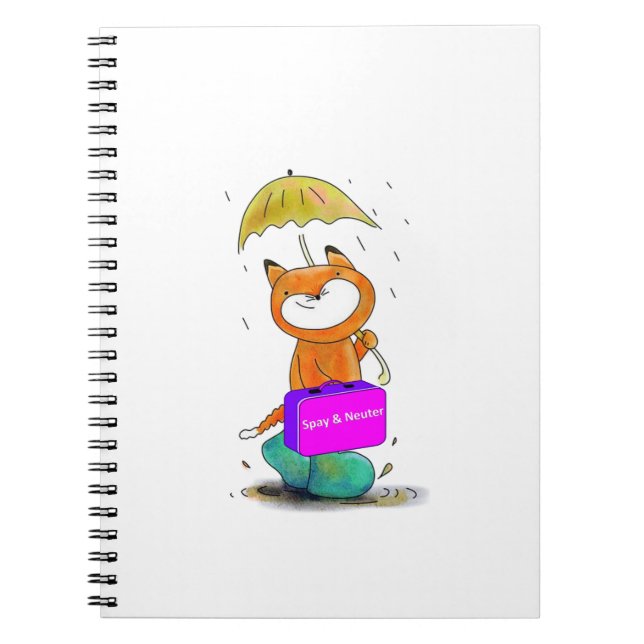 späda på en näthinnekatt anteckningsbok (Framsidan)