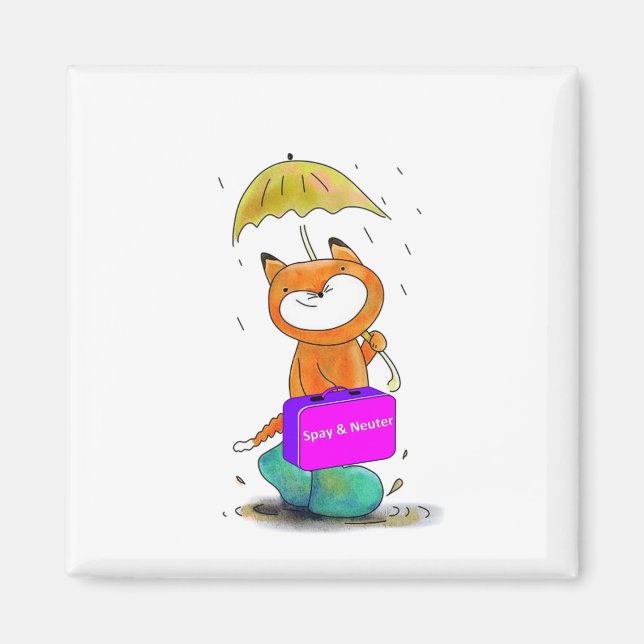 späda på en näthinnekatt magnet (Framsidan)