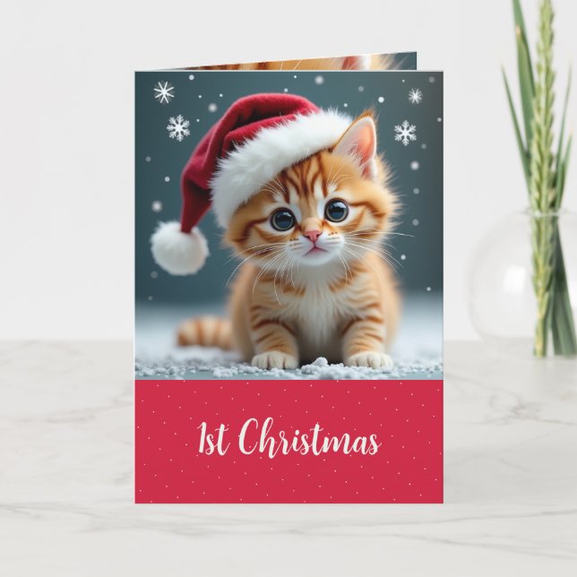 Spädbarn 1:a jul kort (Framsida)