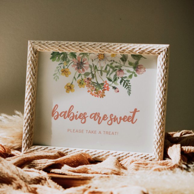 Spädbarn är en svalt jodblommestecken poster (Skapare uppladdad)