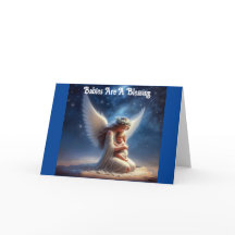 Spädbarn är ett Grattis-kort för välsignelse