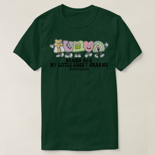Spädbarn är min lilla lucky Charms St patricks day T Shirt (Design framsida)