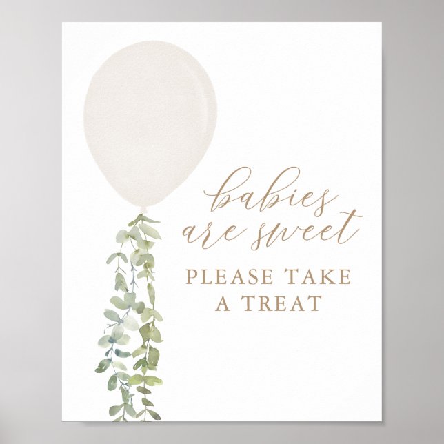 Spädbarn är sötat ta en drastisk babyskare för bal poster (Framsidan)