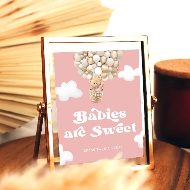 Spädbarn är sötat, ta en tuggballong. poster (Skapare uppladdad)