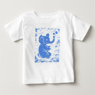 Spädbarn Baby blue Elefantblåsbubblor T-shirt