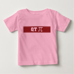 Spädbarn Baby Småbarn Cutie Paj QT Pi T-Shirt