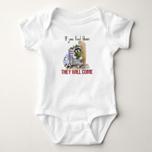Spädbarn för Raccoonsoporbandit T Shirt