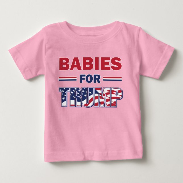 Spädbarn för Trump T Shirt (Framsida)