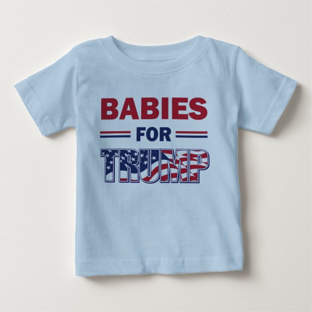 Spädbarn för Trump T Shirt (Framsida)